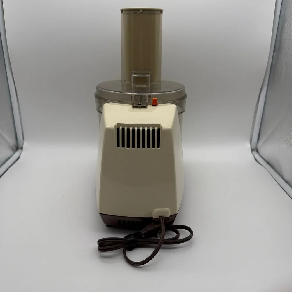 Vintage 1978 General Electric Food Processor FP-1/4200 Manual Accessories TESTED